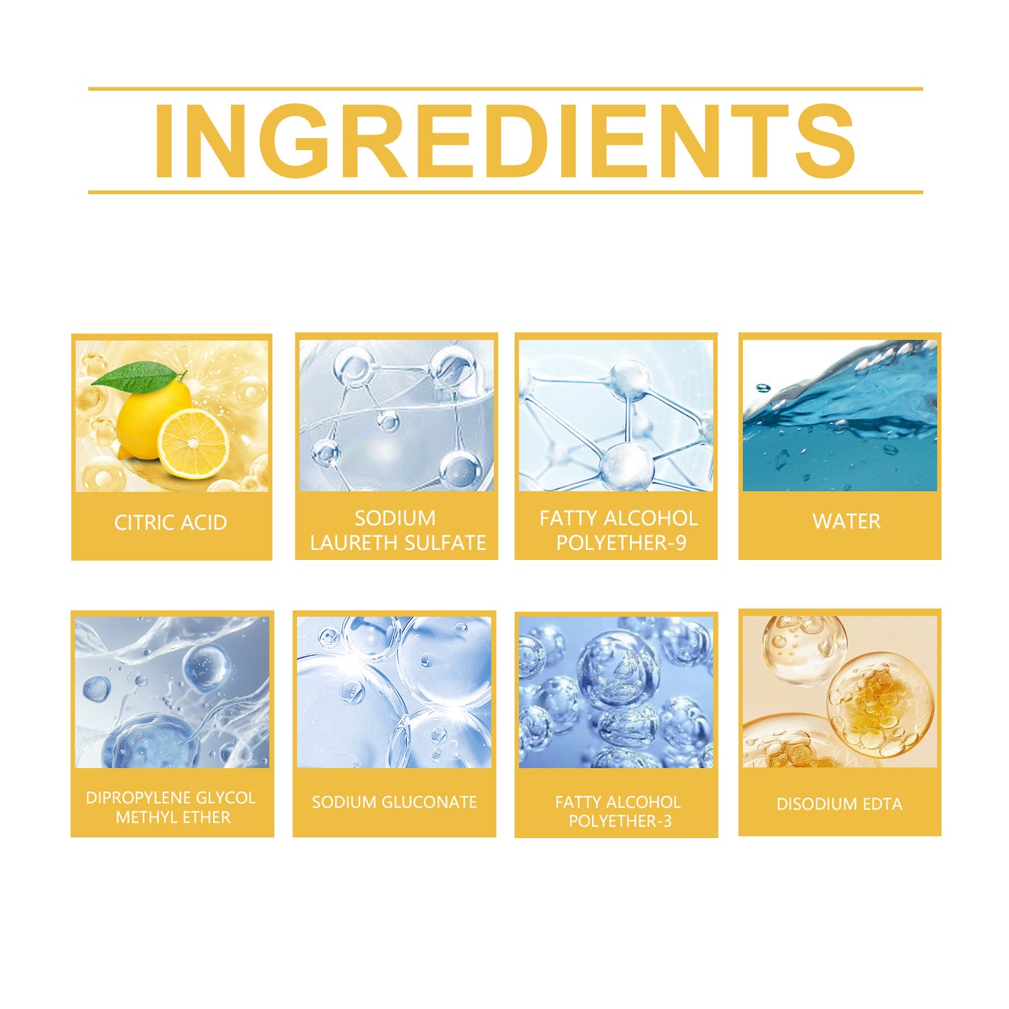 Multifunctional cleaner, highly efficient multifunctional cleaner, suitable for kitchens, homes, ovens, stoves, range hoods and sinks