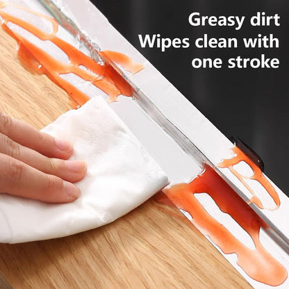 Seam-strip for kitchen, waterproof, anti-mold, anti-oil, countertop with widened and thickened design, resistant to high temperatures