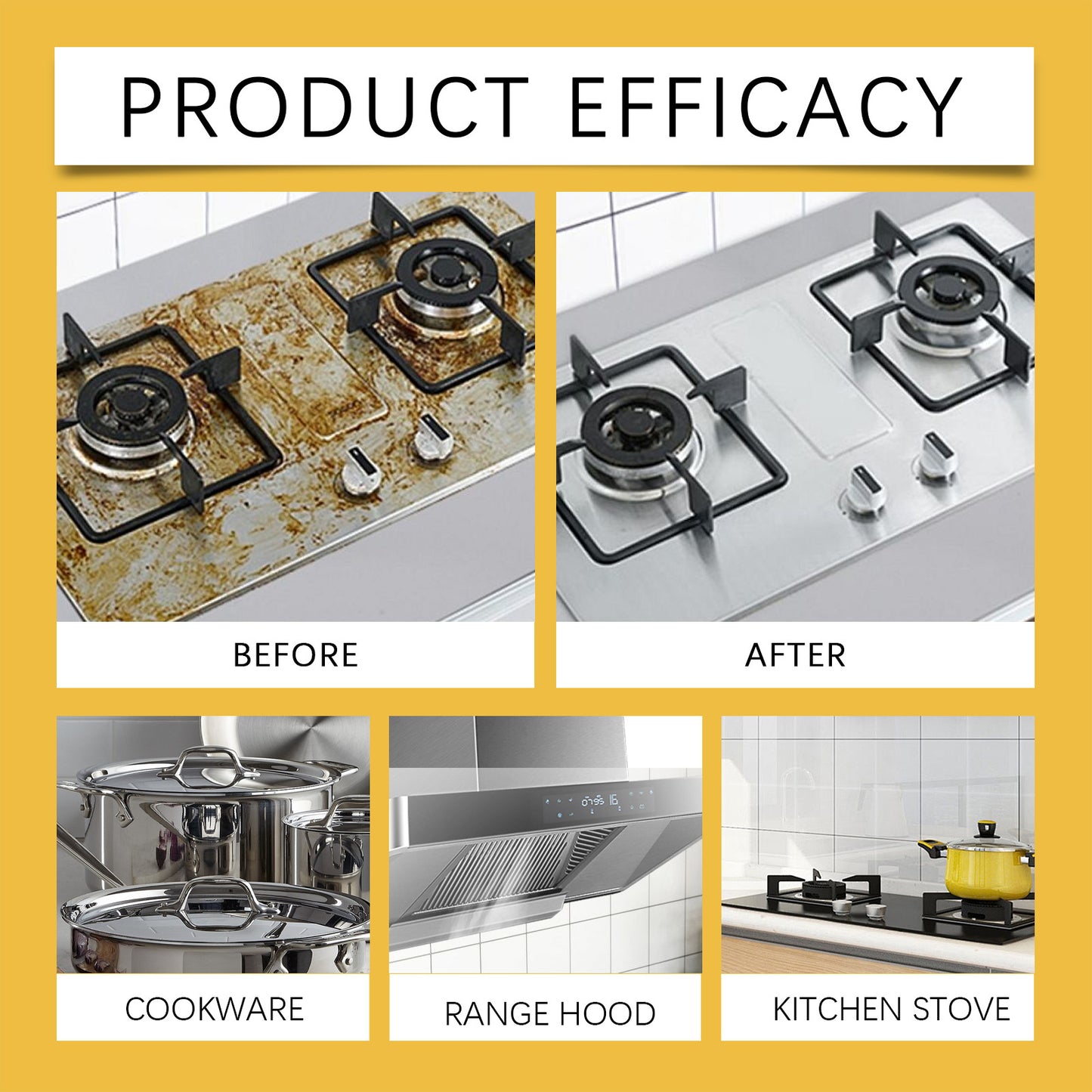 Multifunctional cleaner, highly efficient multifunctional cleaner, suitable for kitchens, homes, ovens, stoves, range hoods and sinks