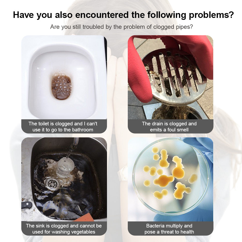 Pipeline cleaning agent - Strongly clears the clogged drain pipe of the kitchen toilet.