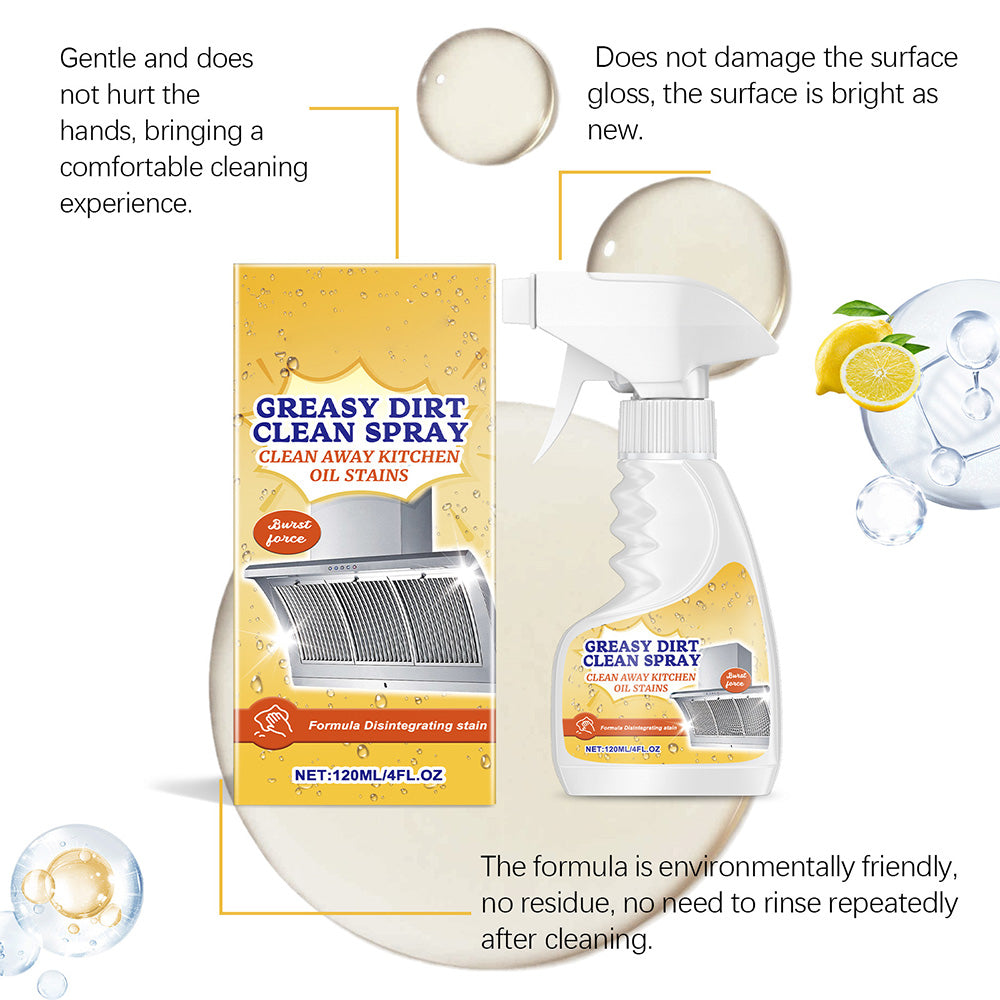 Multifunctional cleaner, highly efficient multifunctional cleaner, suitable for kitchens, homes, ovens, stoves, range hoods and sinks